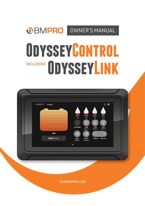 JAYCOMMAND Smart RV System. . Bmpro control panel manual